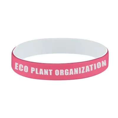 Colored Letter Silicone Bracelet — view 5