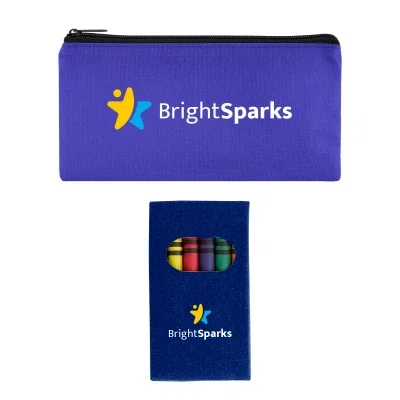 Colorful creations kit gathering school supplies into one set