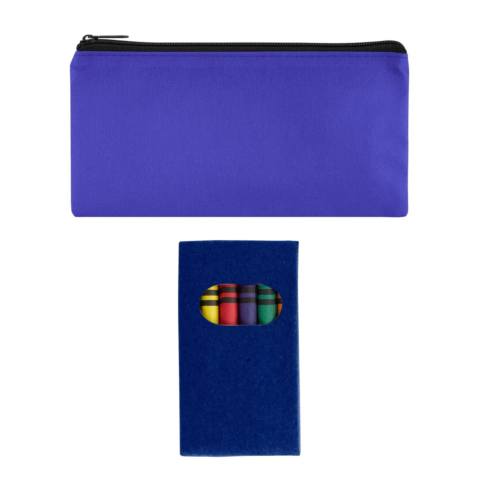 Fingers resting on the pencil pouch during everyday use