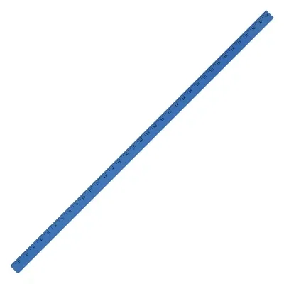 Red finish along the length of the 36 inch stick