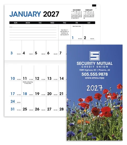 Triumph® Calendars Colorful Impressions Monthly Pocket Planner