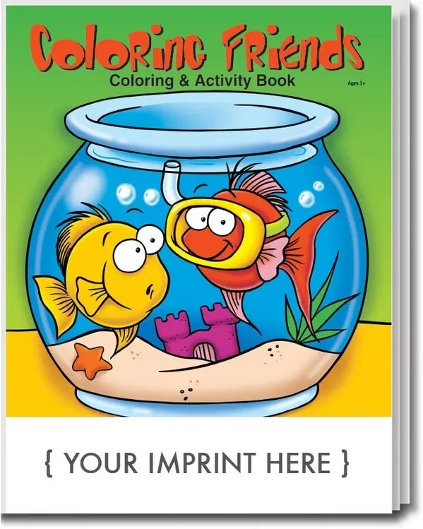 Coloring Friends Coloring & Activity Book