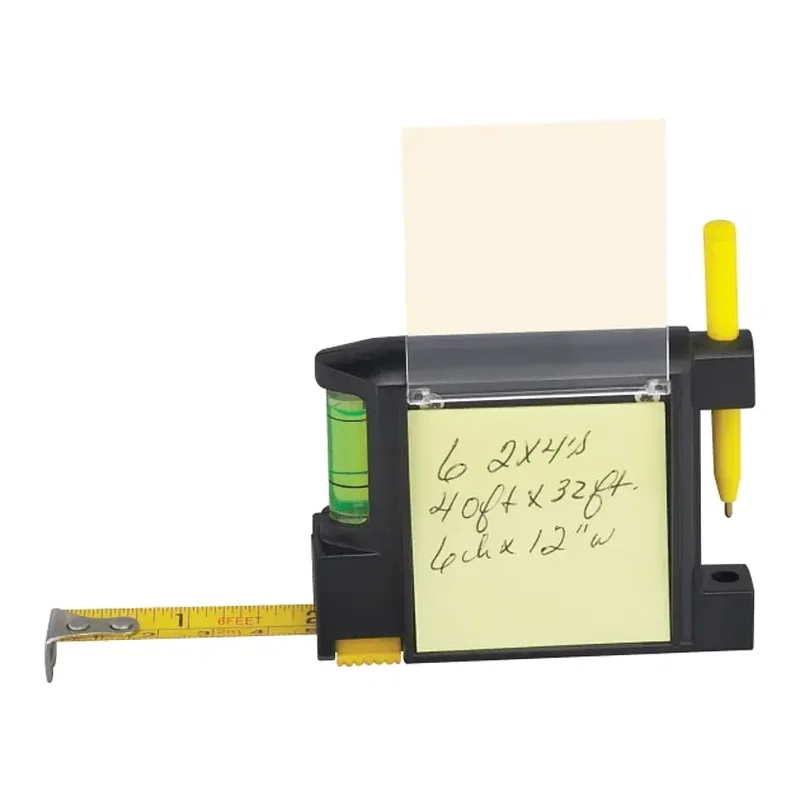 Custom Tape Measure and Level with Memo Pad (10 ft) — view 4
