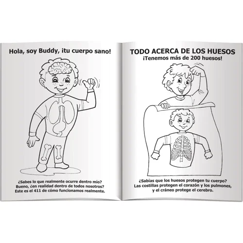 Meet Buddy Spanish combo pack kitted in clear poly bag promotional giveaway