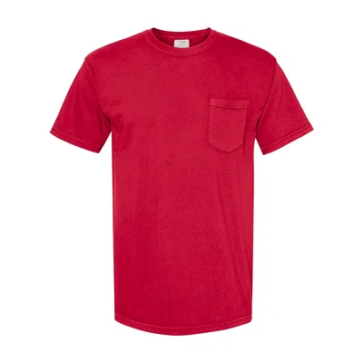 Comfort Colors® Adult Heavyweight Pocket T-Shirt, a product we stock in Red
