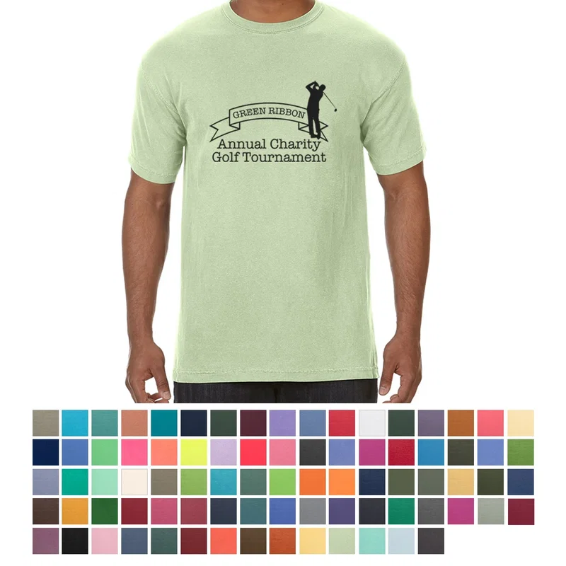 Comfort Colors® Garment Dyed Heavyweight Ringspun Short Sleeve Shirt — view 15