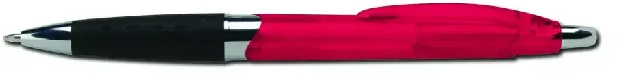 Comfort Grip Calhoun Pen. Contoured comfort-grip ballpoint pen with click action for office giveaways, view 4