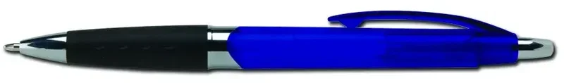 Comfort Grip Calhoun Pen. Contoured comfort-grip ballpoint pen with click action for office giveaways, view 6