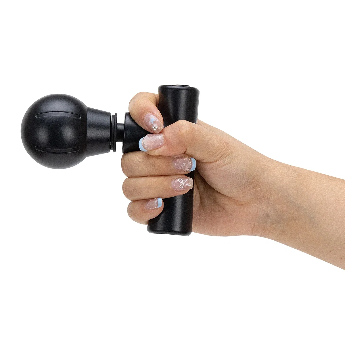 Comfort Logic Companion Massage Gun in use on a shoulder, lifestyle shot