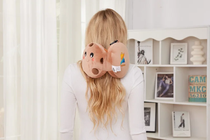 Close-up of the Comfort Pals 2-in-1 Pillow Sleep Mask's eye-covering panel, style 1 of 6