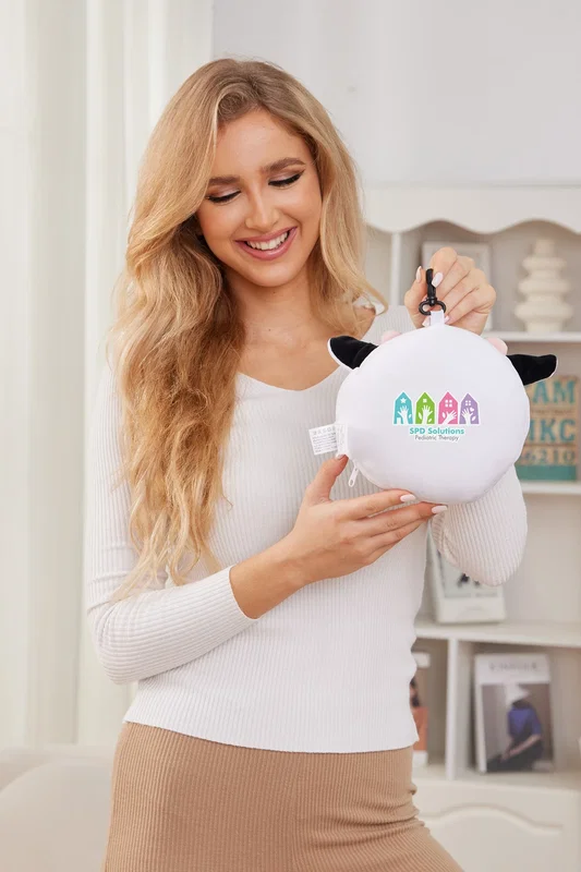 Close-up of the Comfort Pals 2-in-1 Pillow Sleep Mask's eye-covering panel, style 3 of 6