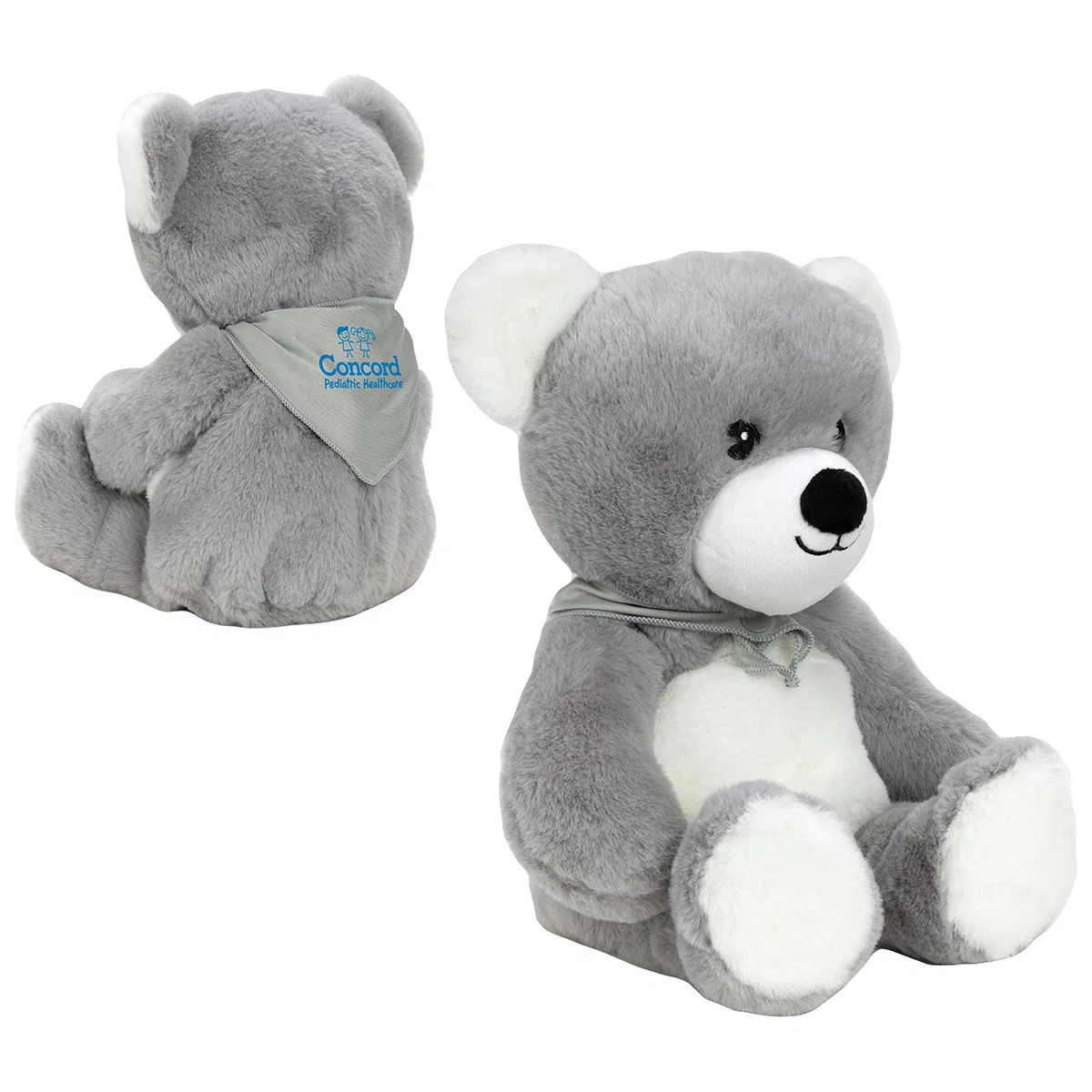 Comfort Pals Cuddle Bear heat therapy plush shown in use for soothing warmth