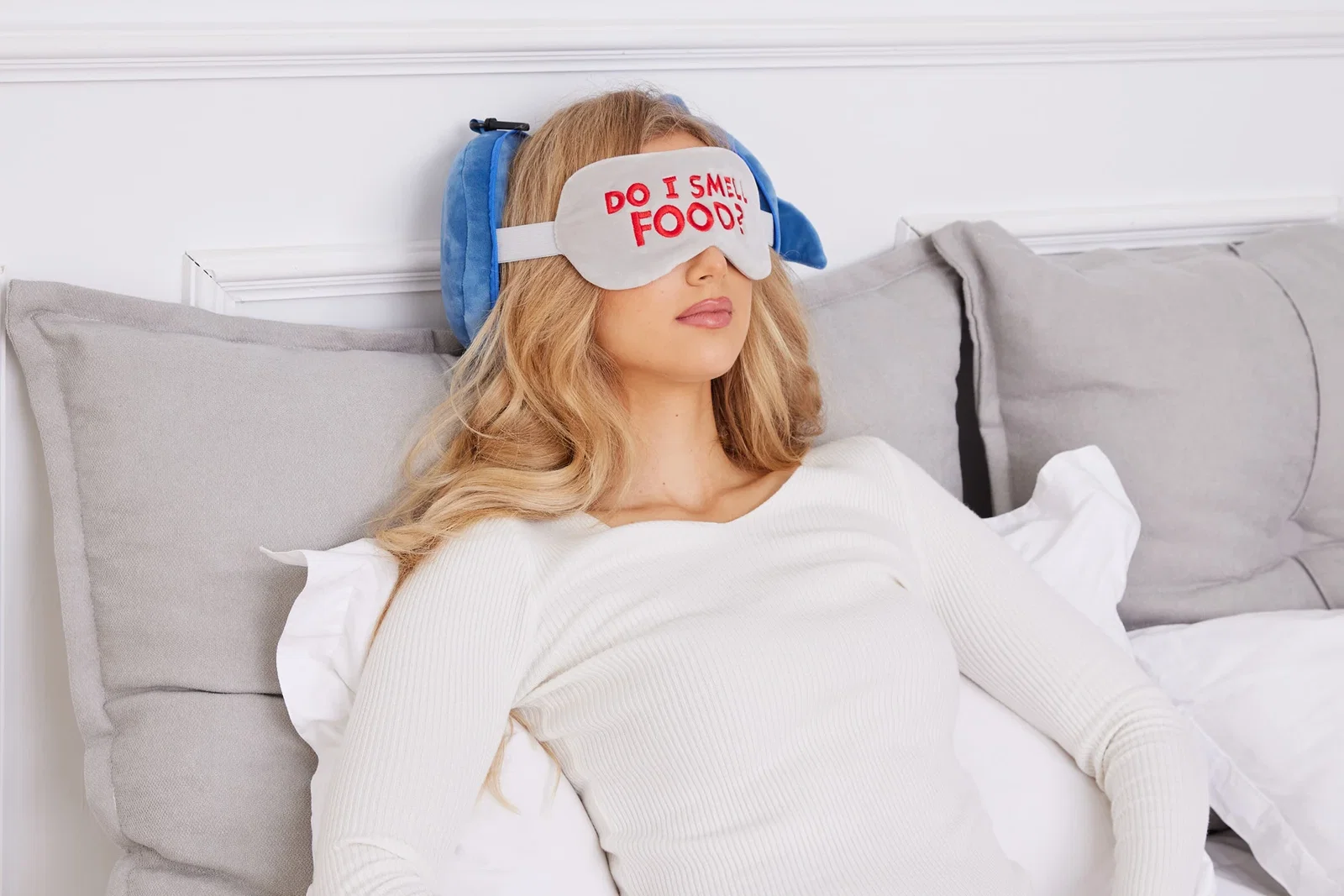 Comfort Pals™ 2-in-1 Pillow Sleep Mask (6 Styles) being worn