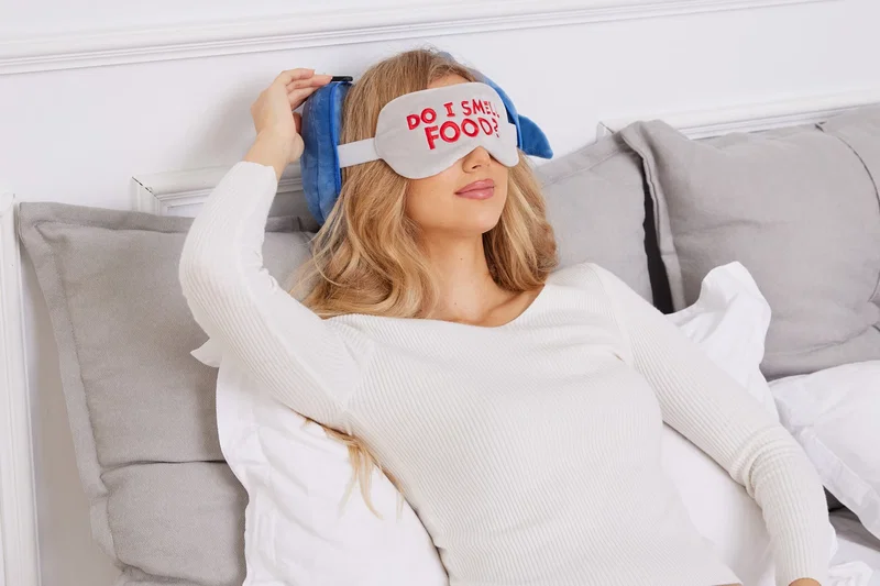 Comfort Pals 2-in-1 Pillow Sleep Mask styles displayed together in a group shot, style 2 of 4 shown