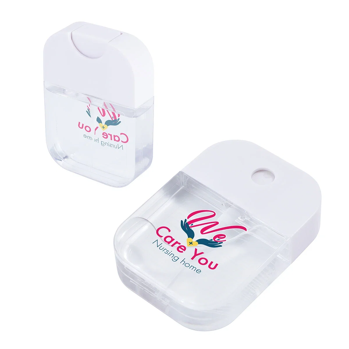 Side profile of the Compact 1.20 oz Hand Sanitizer bottle