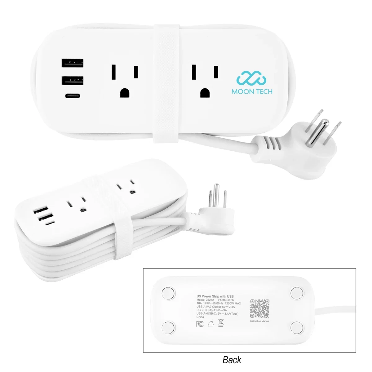 Cords plugged into two sockets at once