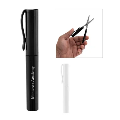 Compact scissors folded down to four and a half inches