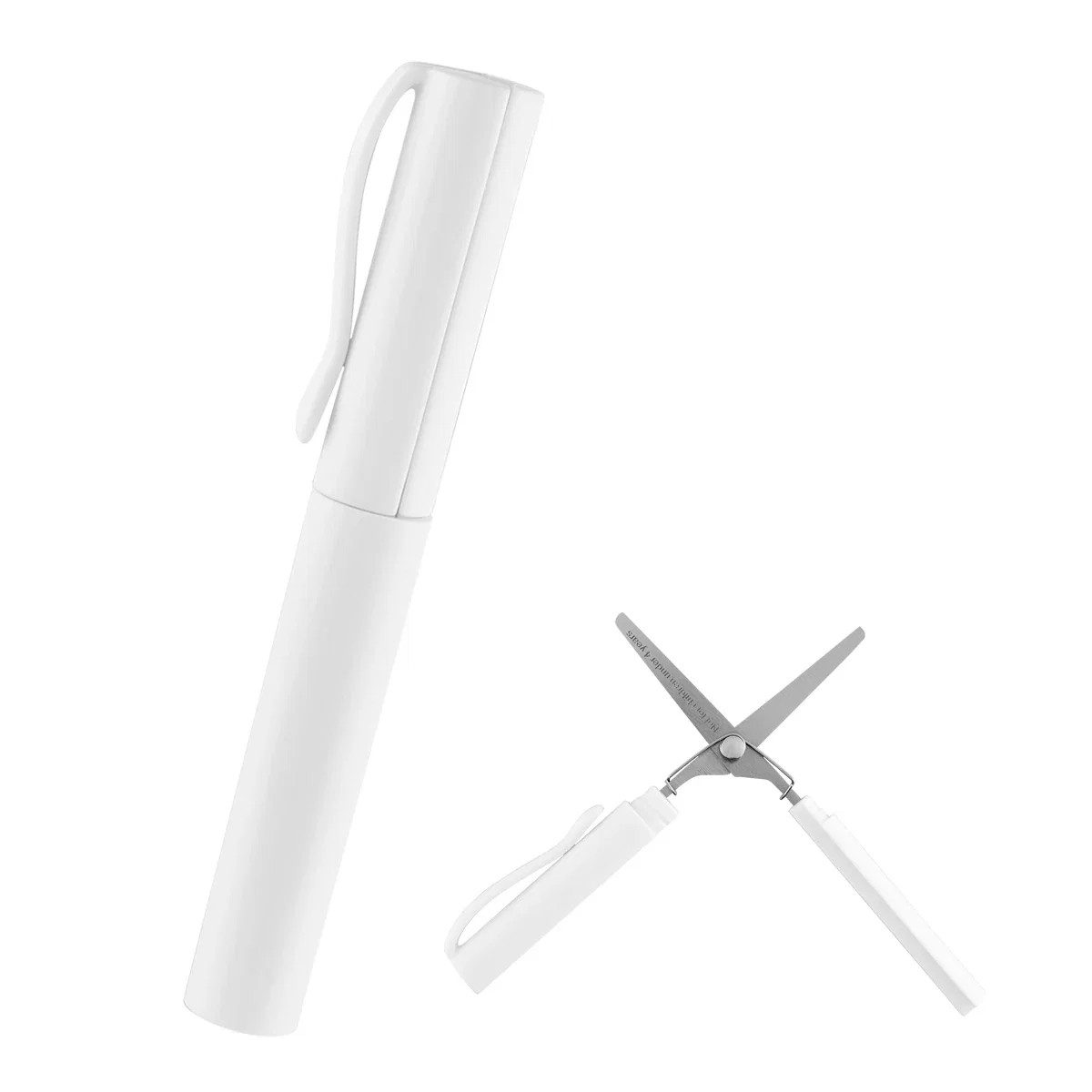 Upright presentation of the compact scissors and its pivot point