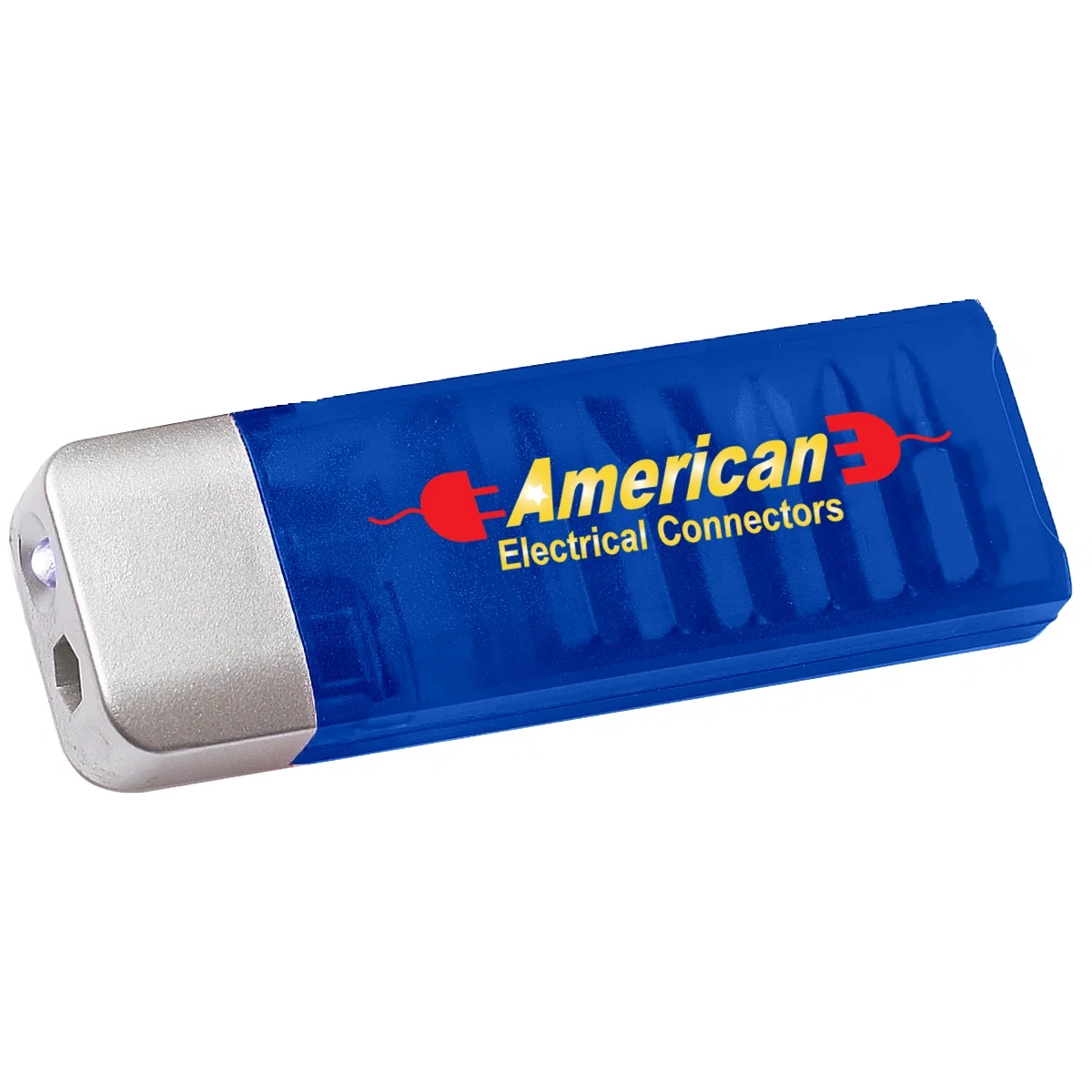 Compact tool kit housed in a frosted case under four inches wide