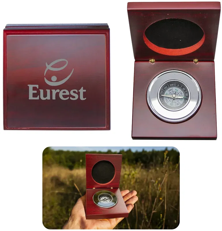 Personalized Custom Logo Compass — view 1
