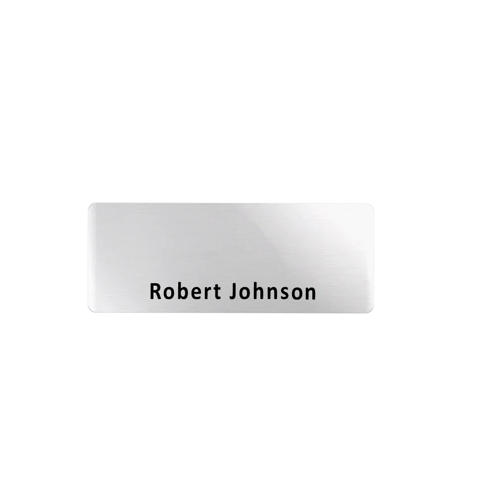 Complete Click-It Name Badge (Standard Size 1" x 3") — view 2