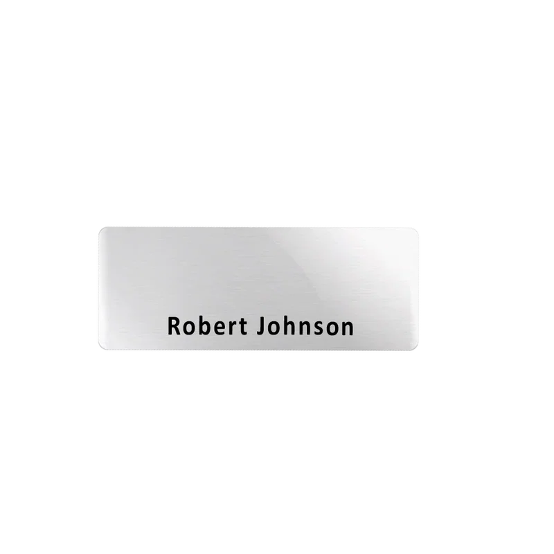 Complete Click-It Name Badge (Standard Size 1" x 3") — view 2