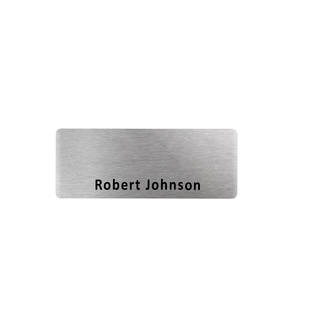Complete Click-It Name Badge (Standard Size 1" x 3") — view 3