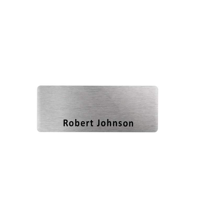 Complete Click-It Name Badge (Standard Size 1" x 3") — view 3