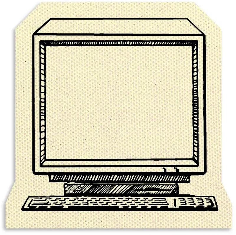 Computer Jar Opener. Desktop computer shaped natural rubber jar opener for IT and tech giveaways, view 10