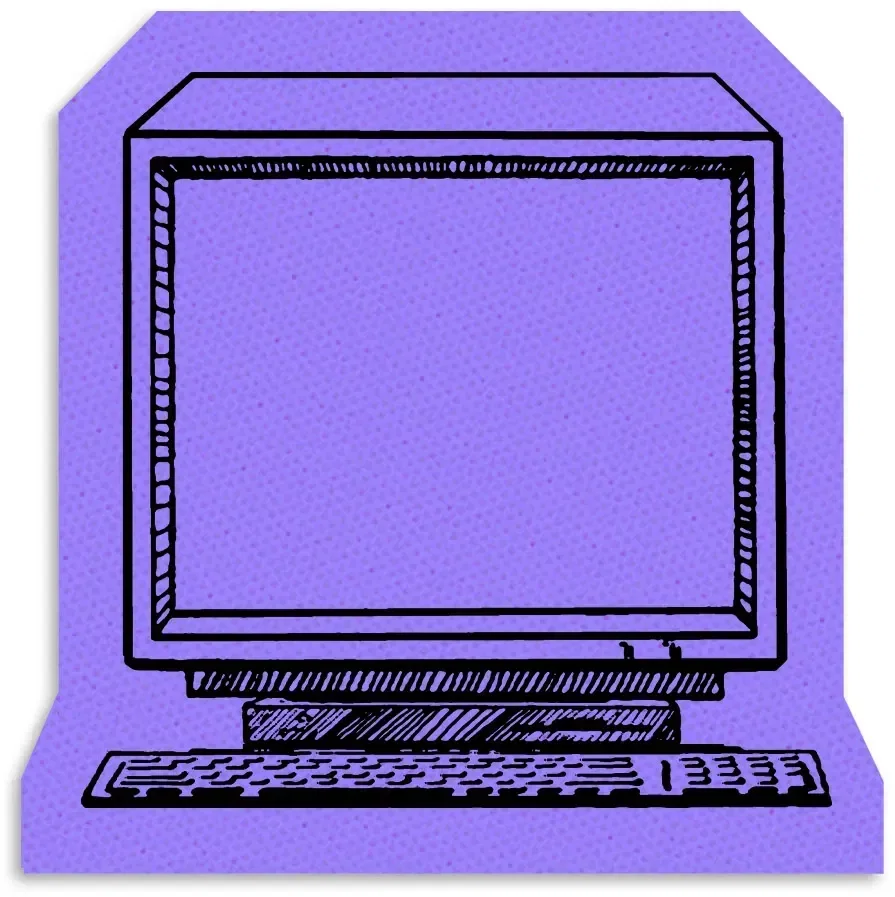 Computer Jar Opener. Desktop computer shaped natural rubber jar opener for IT and tech giveaways, view 2