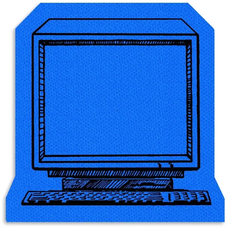 Computer Jar Opener. Desktop computer shaped natural rubber jar opener for IT and tech giveaways, view 4