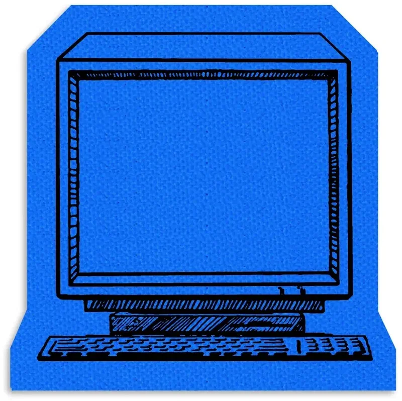 Computer Jar Opener. Desktop computer shaped natural rubber jar opener for IT and tech giveaways, view 4