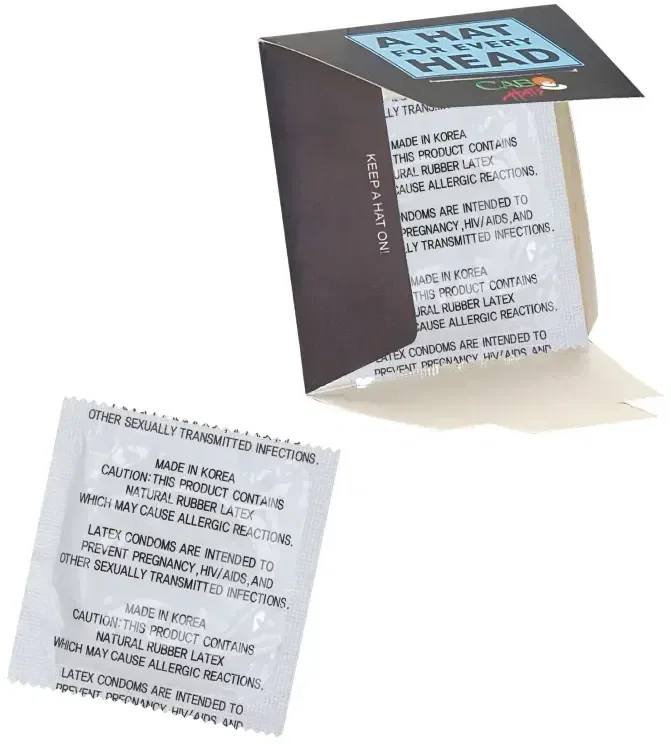 Custom Condom Wallet - Personalized Latex Condom in Colorful Packaging — view 3