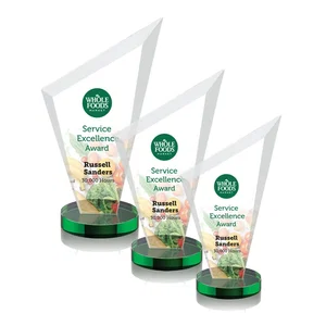 Starfire Crystal Peak Award on a Round Color-Choice Base