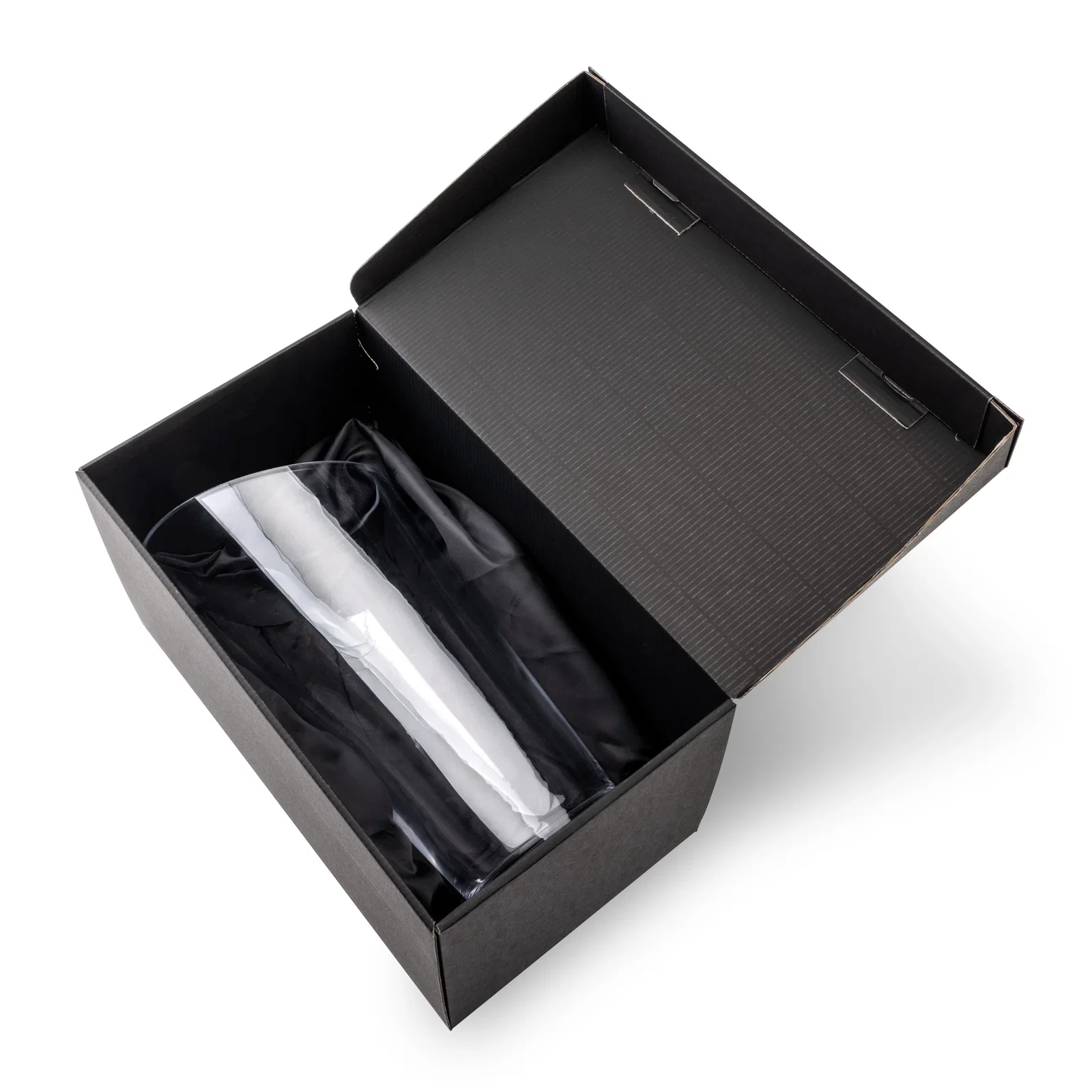 Custom Lead Free Crystalline Vase with Slanted Rim for sales achievement awards