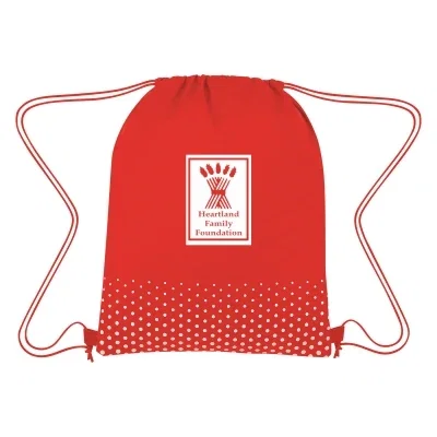 Worn as a cinch pack by a young student
