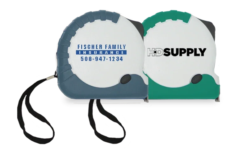 Construction-Pro 16' Wide-Blade Tape Measure. Steel 16-foot wide-blade tape measure with auto-rewind for contractor giveaways