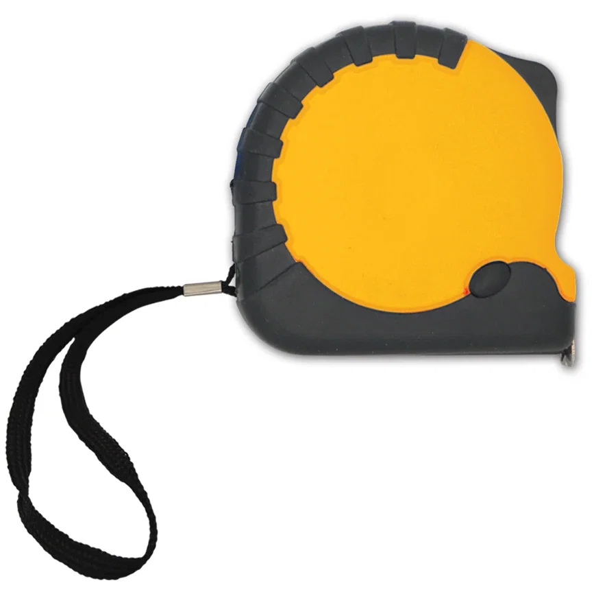 Construction-Pro Belt-Clip Tape Measure. Steel belt-clip tape measure with auto-rewind for contractor giveaways, view 3