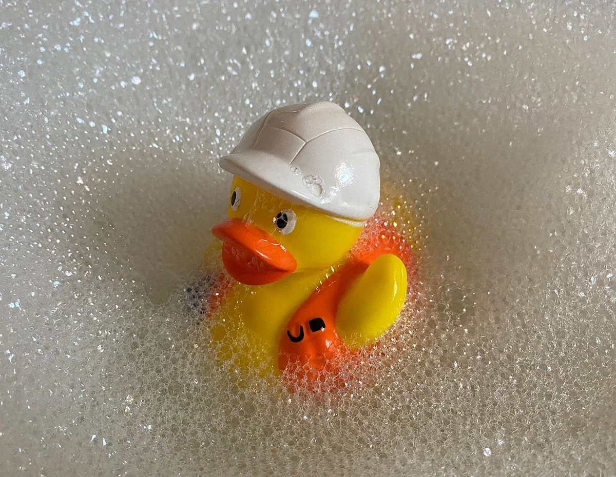 Construction Rubber Duck — view 3