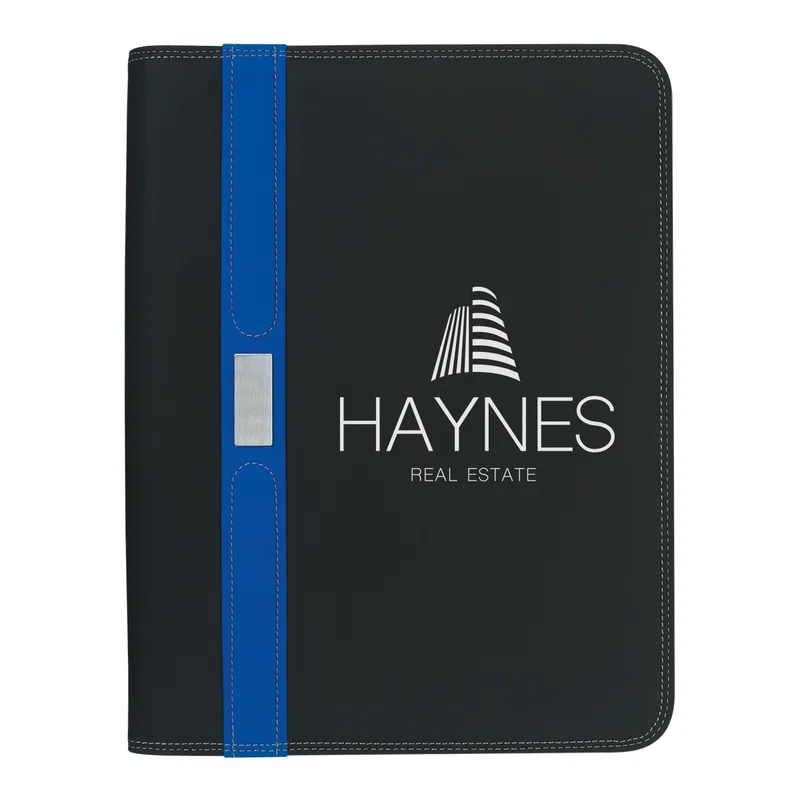 Contemporary Zippered Portfolio