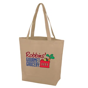Madison Convention Tote, 14.75" x 11.75" x 5" Gusset, 80 GSM Polypropylene, Full-Color Imprint