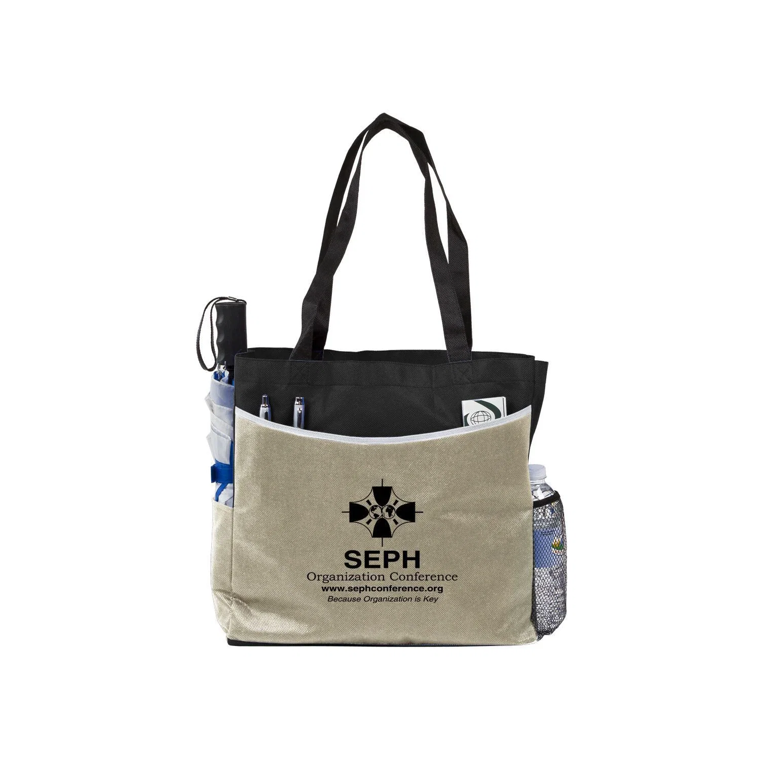 Convention Tote — Brown — view 2