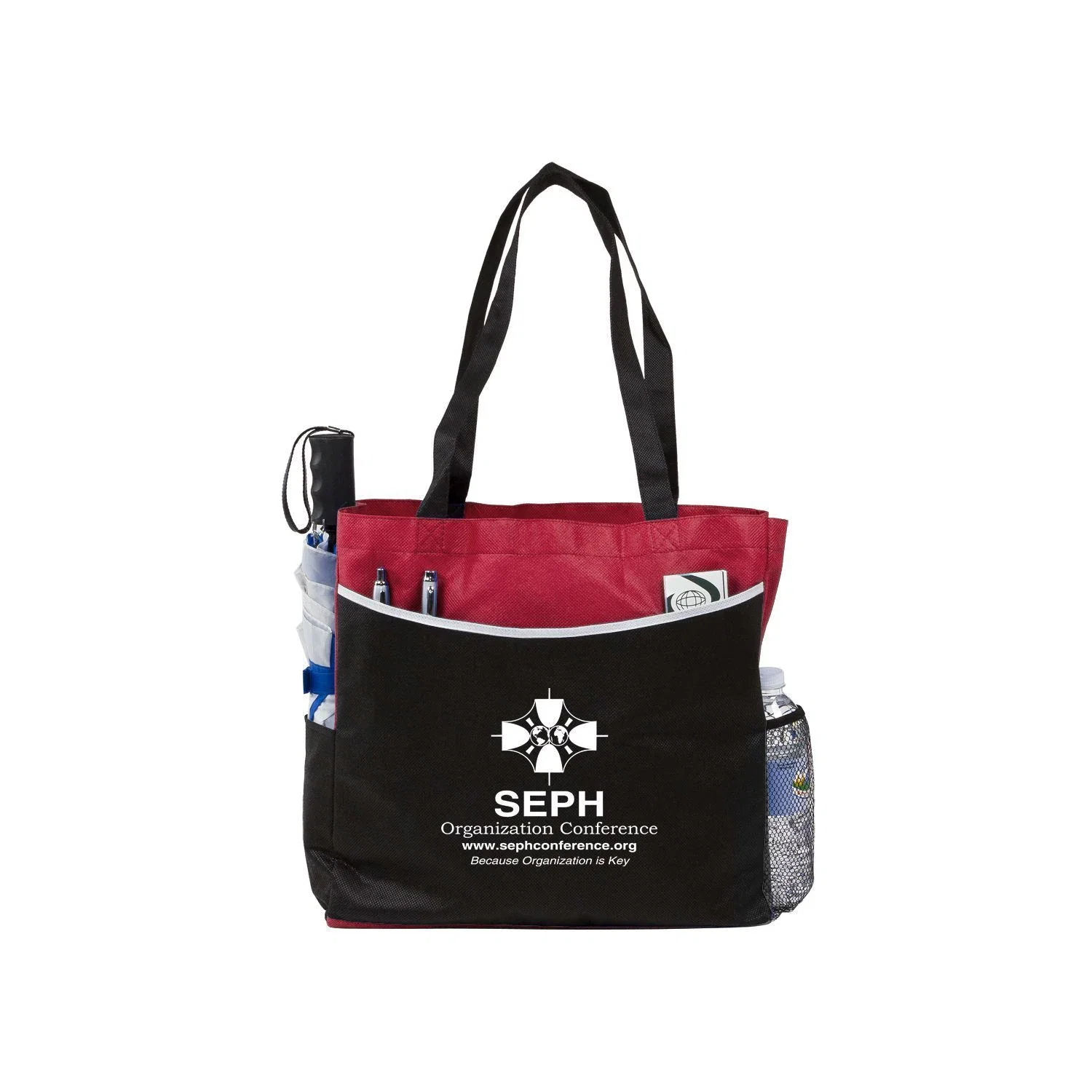 Convention Tote — Red — view 4