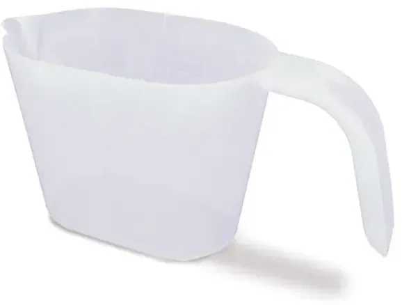Cook's Choice Two-Cup Measuring Cup. Two-cup polypropylene measuring cup with no-drip spout for baking, view 3