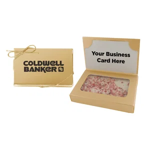 Cookie Business Card Box with Peppermint Bark
