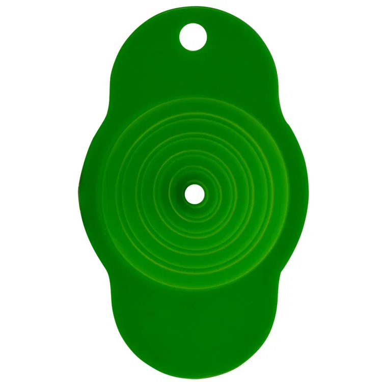 Cook's Choice Collapsible Silicone Funnel. Collapsible silicone funnel for filling bottles and pantry jars, view 3