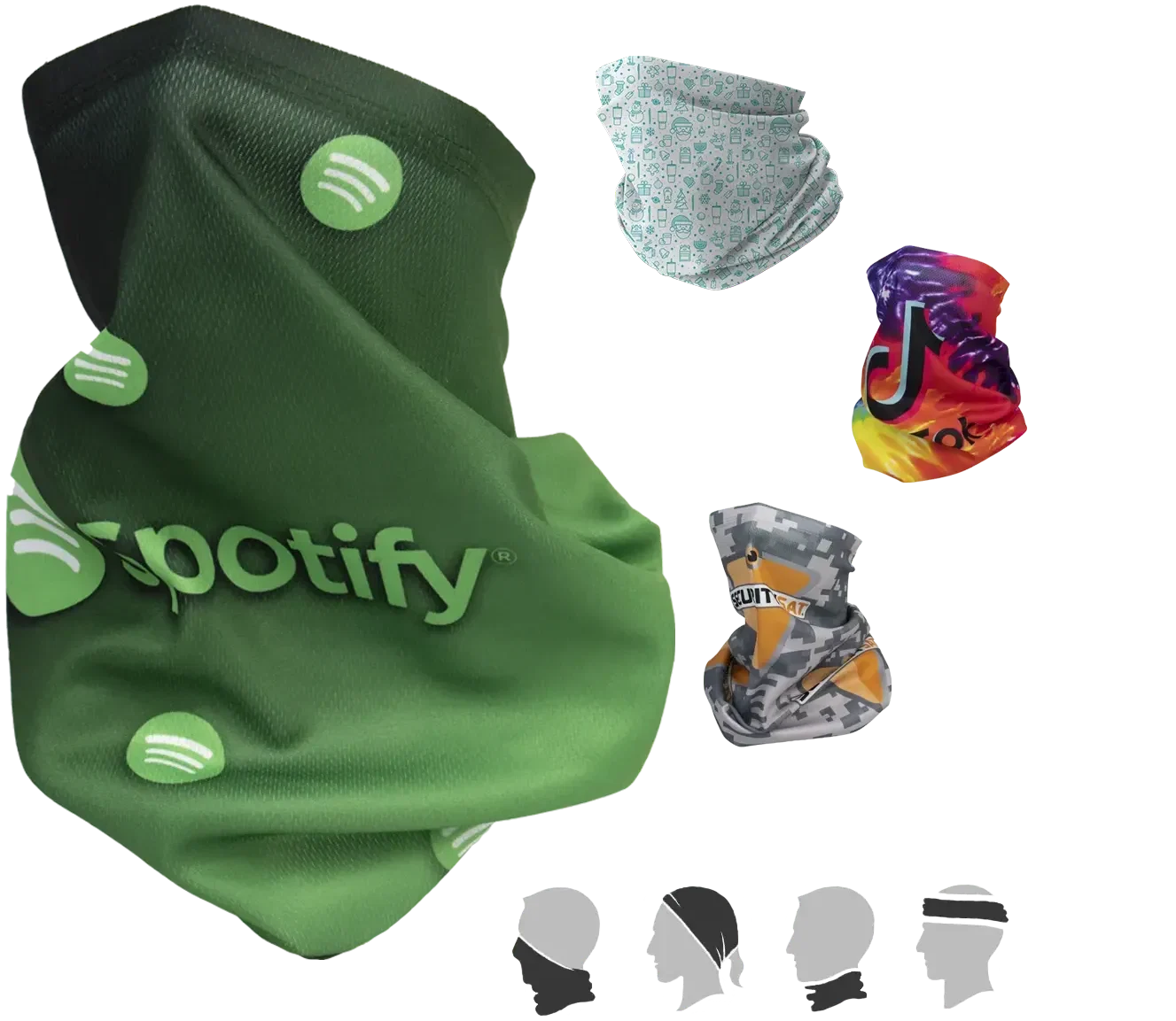 Cooling Gaiter Towel - Custom Logo Branded — view 2