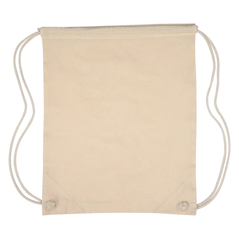 Cooper Cotton Drawstring Bag — view 3
