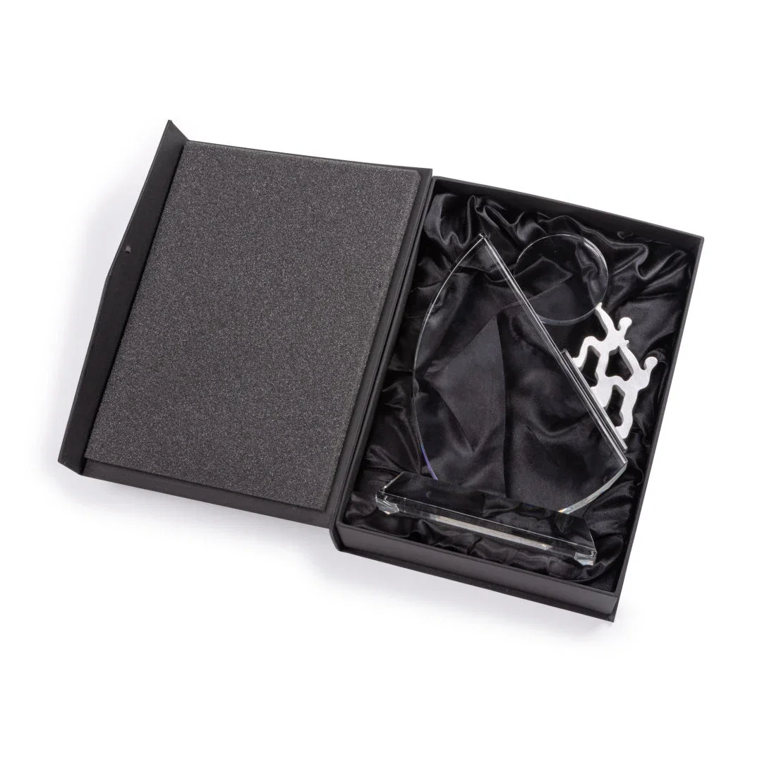 Teamwork Achievement Crystal Award — view 3
