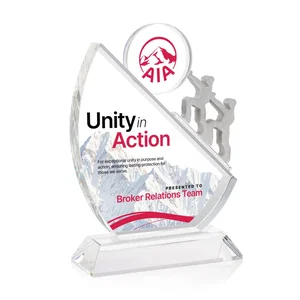 Teamwork Achievement Crystal Award